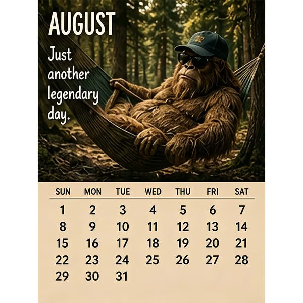 🦶2027 Bigfoot's Daily Life Calendar