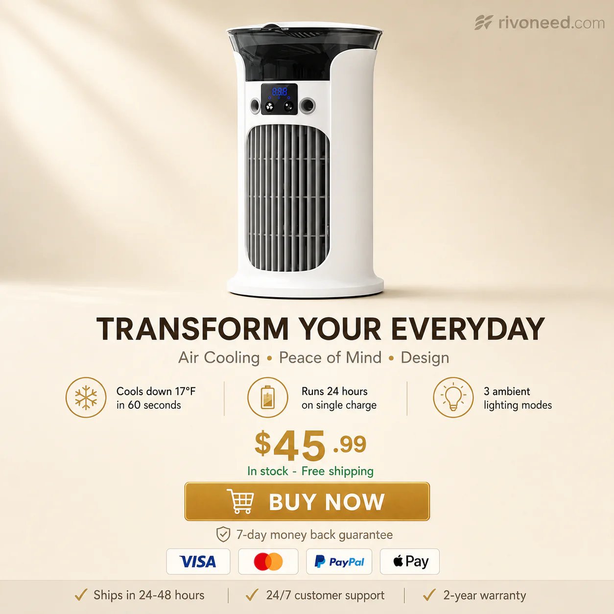 🔥Limited Time Promotion 🔥3-in-1 Desktop Air Cooler Fan