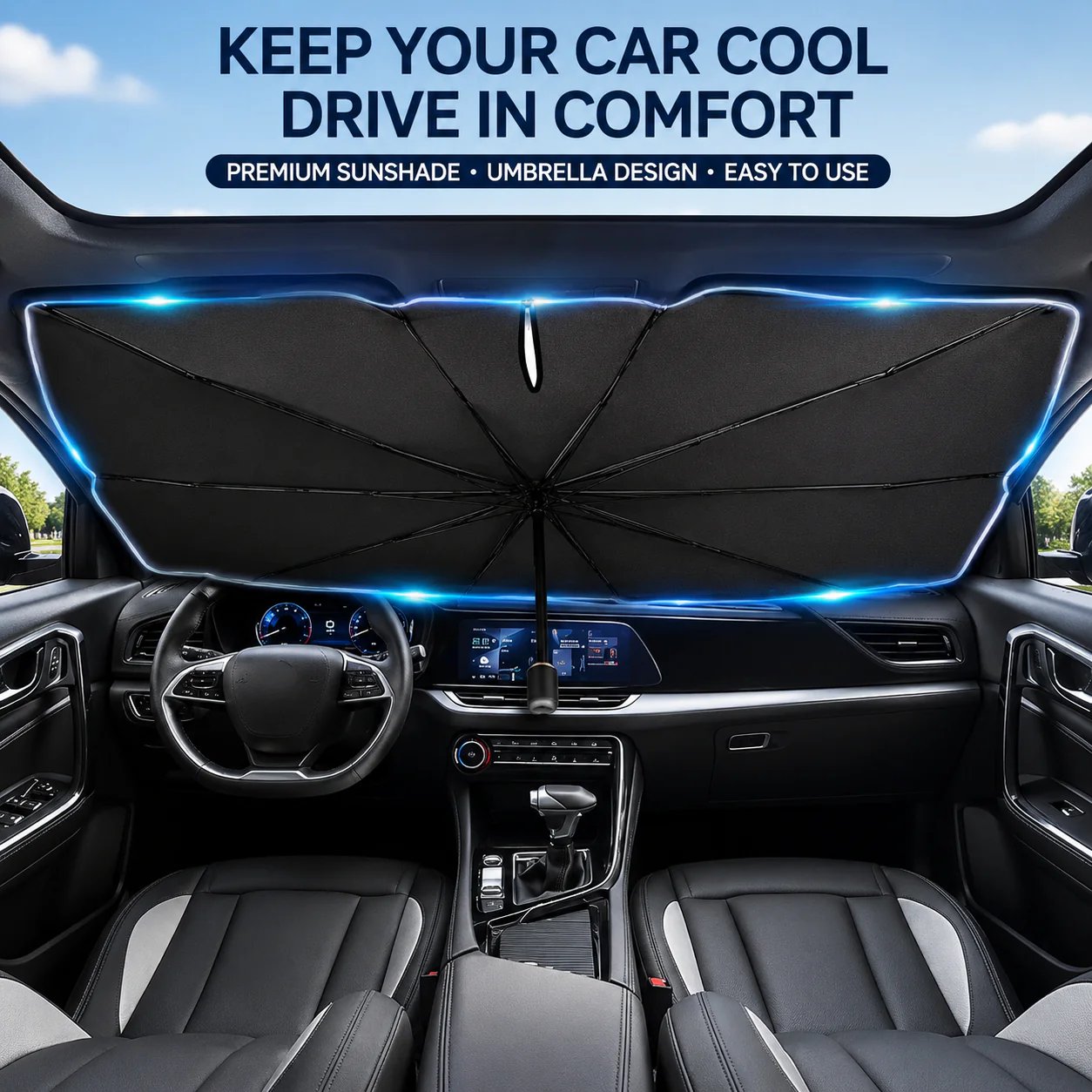 🏆💕SunShade Foldable Heat Protector™