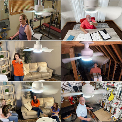🏆LAST DAY SALE ONLY￡16.99 with Socket!!🎁🔥SmartBreez™ PRO 40W LED Ceiling Fan Light – 20.5” Ultra-Quiet with Remote 🎯 | E27 + FREE B22 Adapter 🔌 | For Bedroom 😴, Kitchen 👩‍🍳 & Garage 🛠️ – UK Ready! 🇬🇧