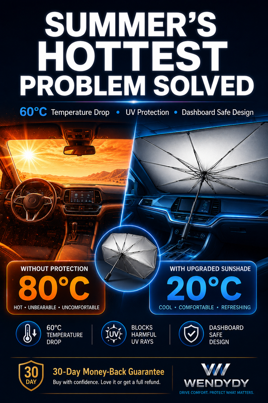 ☀New Arrivals – 50% Off For A Limited Time✨️ - 2026 Upgraded Car Windshield Sun Shade Umbrella