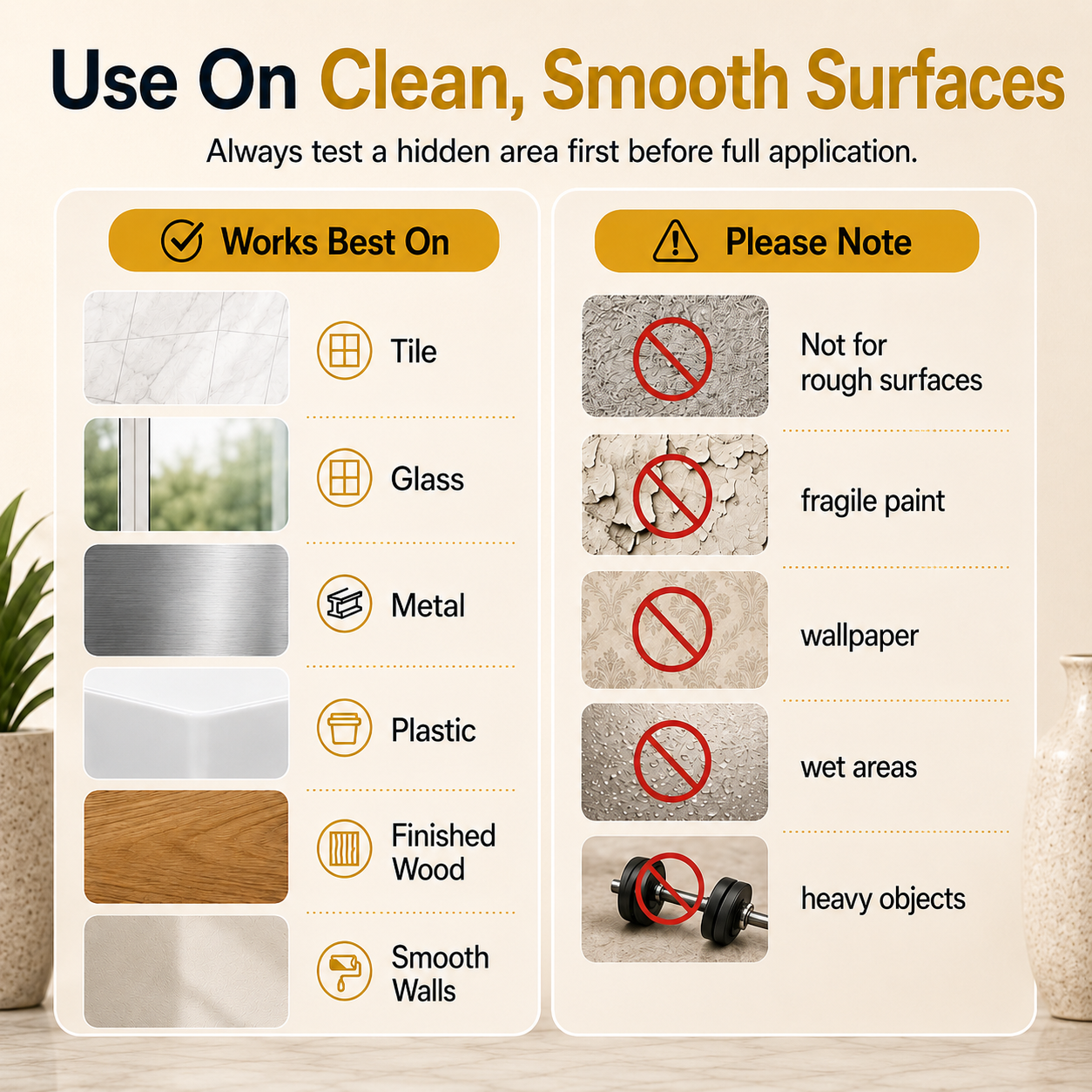 Heavy Duty Mesh Double Sided Tape | No Drill Damage-Free DIY For UK Homes
