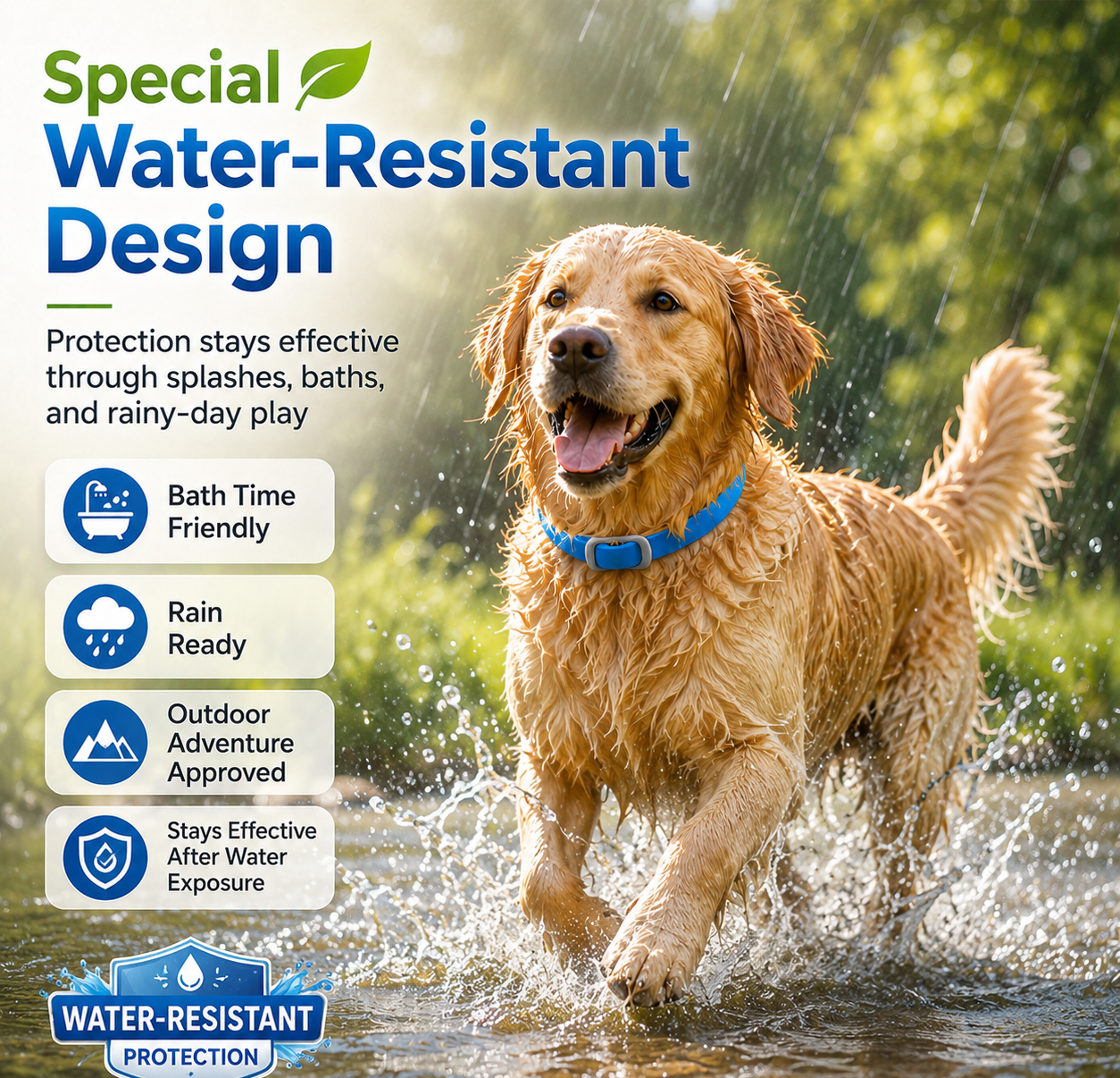 ⏰LIMITED TIME 50% OFF!🔥50K+ SOLD! Natural Essential Oil Pet Pest Repellent Collar - Adjustable Fit & Lightweight