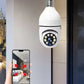 💡【Wireless WiFi Light Bulb Camera】— Turn it off and it's a light bulb; turn it on and it's your personal security guard—a guardian hidden within the light! 🔒✨