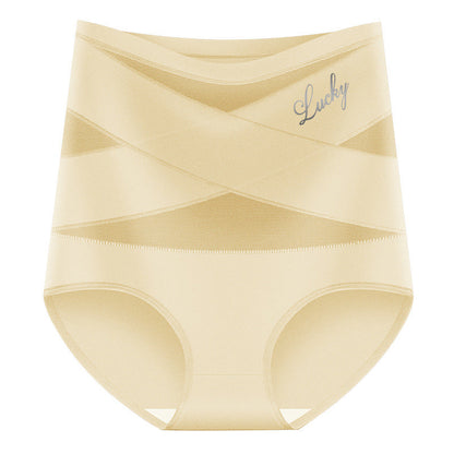 🌸 Last Day Special Price £9.99 ! 🔥Buy 1 Get 1 Free🎁Plus-Size High-Waist Cross Tummy Control Panties