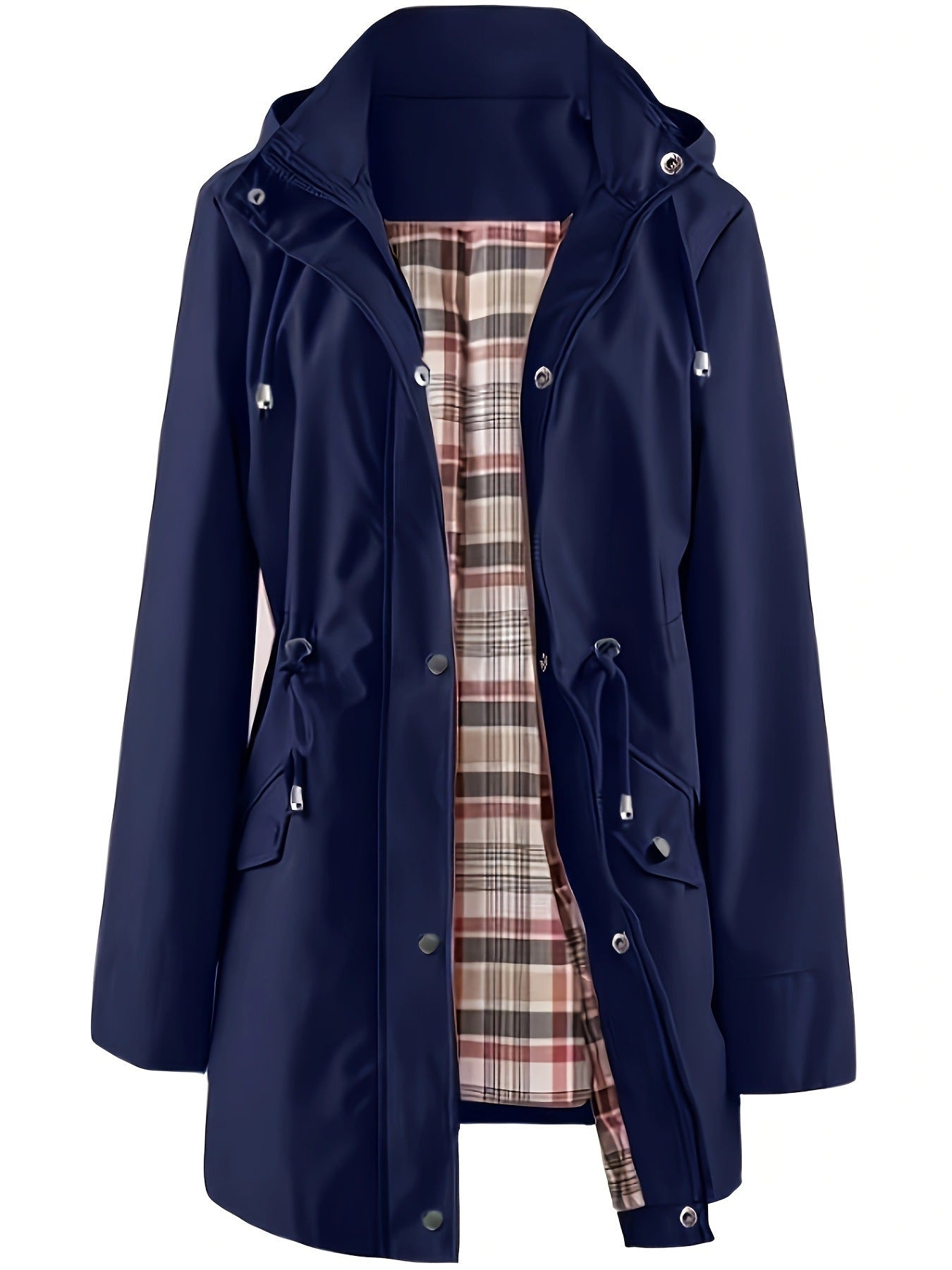 HOT SALE 77% OFF🔥Solid Color Casual Jackets, Waterproof and Windproof Coats, Hooded Windbreakers