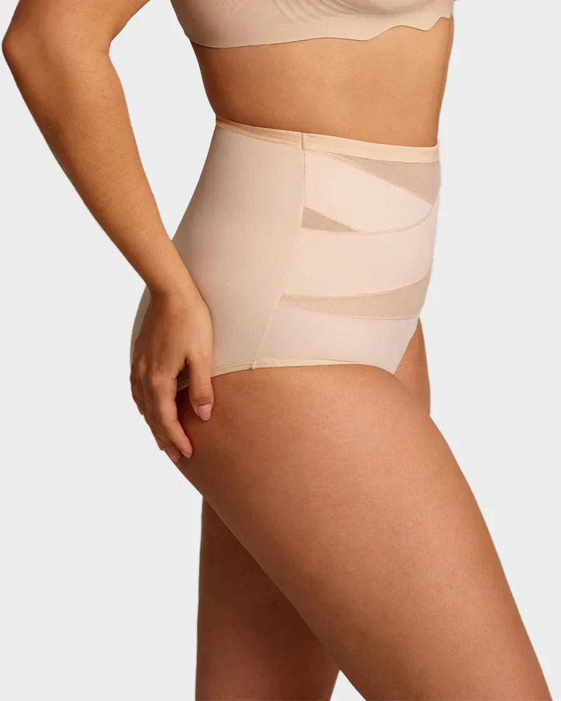 🌸 Last Day Special Price £9.99 ! 🔥Buy 1 Get 1 Free🎁Plus-Size High-Waist Cross Tummy Control Panties