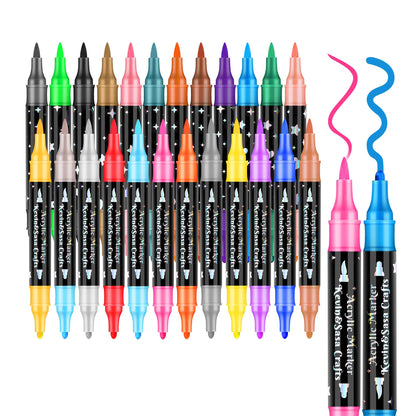 🎄Christmas Gifts 50% OFFF💝Special Price:£7.99!!✨🎁Dual-Tip Glitter Marker Pen