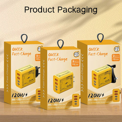 Limited Time Special Offer|⚡[Practical Gift] 120W Multiple-Ports Fast Charger⚡