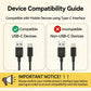 Retro Phone Handset for iPhone & Android | Vintage Type-C Wired Phone Receiver with Mic & Volume Control