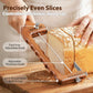 🚨 50% OFF - Final Chance Sale 🍞 Adjustable Wooden Bread Slicer