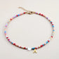🔥Hot Sale 49% OFF - Colourful Beads Initial Choker🎁Buy 2 Only ￡9.99&Free shipping