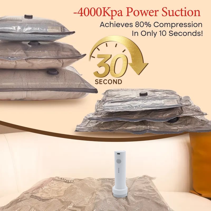 ⏳Limited-time 50% off!!⏰✨X7 Cordless Travel Vacuum Bag