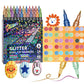 🔥 50% OFF ✨ Glitter Dual-Tip Brush Markers – 24–96 Colours for Sparkling Art & Lettering