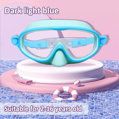 🔥LIMITED SALE 50% OFF!!🏆#1 Bestselling🏊‍♀️HD children's large frame waterproof and anti-fog swimming goggles
