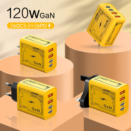 Limited Time Special Offer|⚡[Practical Gift] 120W Multiple-Ports Fast Charger⚡