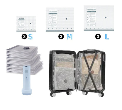 ⏳Limited-time 50% off!!⏰✨X7 Cordless Travel Vacuum Bag