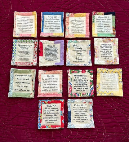 🔥Christmas Sale✝️Best Encouraged And Blessed Gift-Prayer Quilt with cross inside