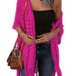 🔥 LIMITED-TIME Just £15.99!!😍Women’s Oversized Knit Cardigan – Lightweight Crochet Tassel Kimono for Spring & Summer 🌸