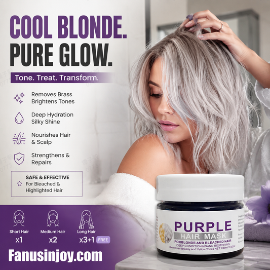 💜Limited Time: Half Price On New Arrivals💜Moisturizing Purple Hair Mask with Long-Lasting Scent