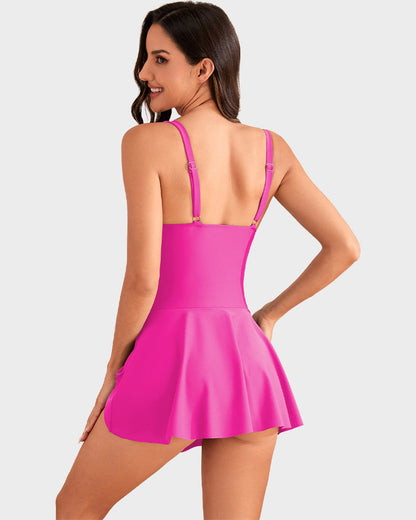 🩱Summer Hot Sale 50% OFF💃Women's One Piece Tummy Control Tie Knot Swimsuit