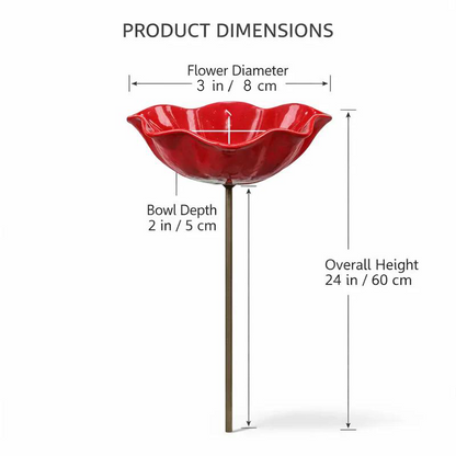 🏡🎁LAST DAY SALE £8.99!!🔥50K+ SOLD!🐦Handmade Metal Flower Garden Stake