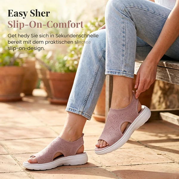 ⏳2026 Summer Hot Sale 50% OFF🎁🔥Women's Breathable Knit Platform Sandals