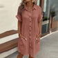 ✨Women’s Summer Midi Dress – Breezy, Flattering & Effortlessly Chic! Lightweight Button-Down with Pockets 🇬🇧☀️