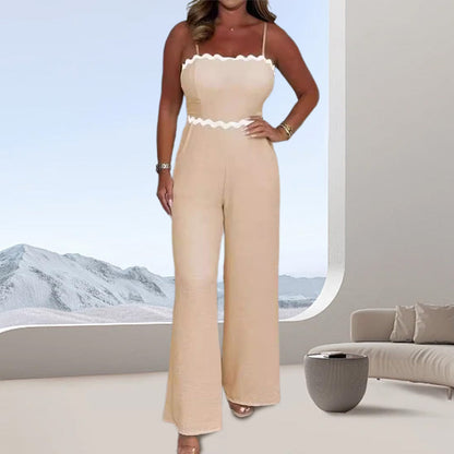 💕Limited Sale 65% OFF💕Women’s Elegant Sling Jumpsuit with Built-in Support