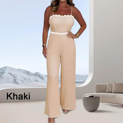 💕Limited Sale 65% OFF💕Women’s Elegant Sling Jumpsuit with Built-in Support