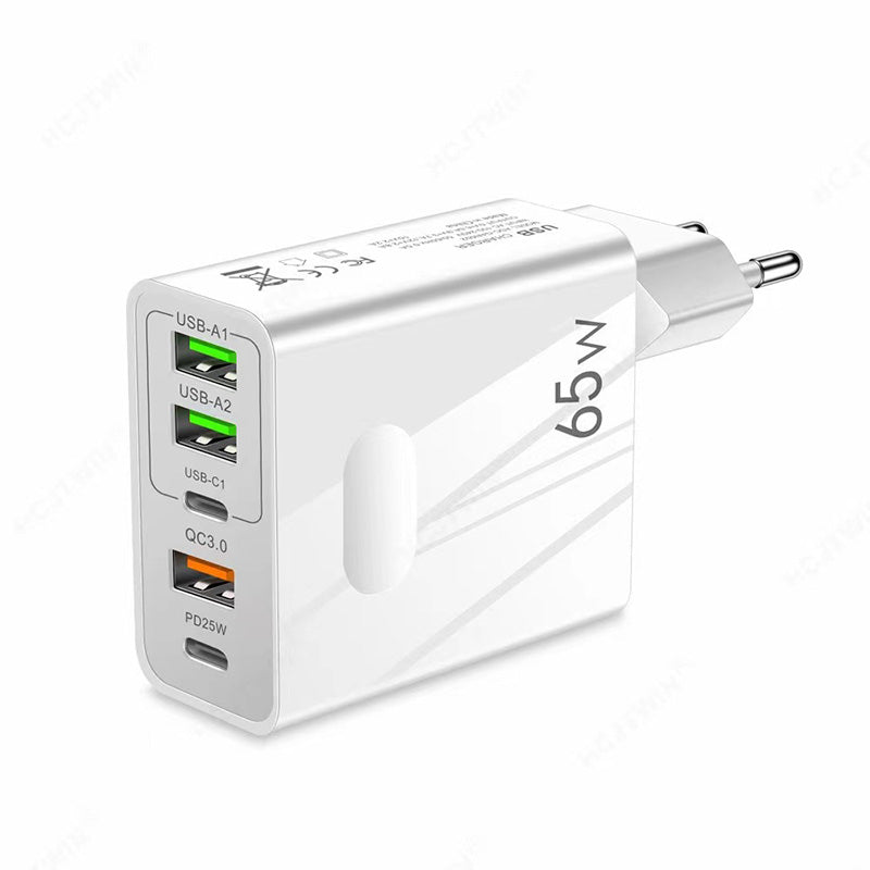 🔥New Hot Selling❤️‍🔥 [Practical Gift] 65W Multiple-Ports Fast Charger