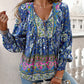 💖LAST DAY SALE 50% OFF💖Women's Fashion Printed v-Neck Long Sleeve Shirt