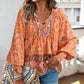 💖LAST DAY SALE 50% OFF💖Women's Fashion Printed v-Neck Long Sleeve Shirt