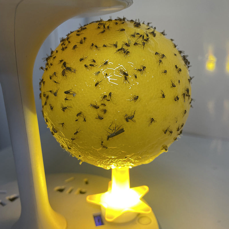 🚫🪰🦟Sticky Fruit Fly Trap Ball with Stand & LED