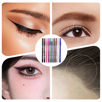 🔥 Limited-Time Discount 70%OFF🔥each under £1💕10PCS Colored Eyeliner Gel Pens