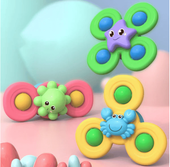 🔥Hot sale 60% OFF🔥Suction Cup baby Spinner Toys