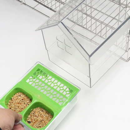 🌟 Shopping Frenzy: Entire Store 50% OFF🔥Pull-Out External Parrot Feeder