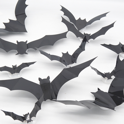 🏆Surprise Price: Only £8.99!!!🦇Halloween 3D Bat LED Wall Light Decor