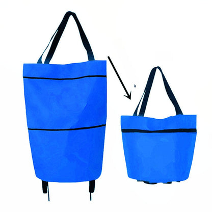 🔥LAST DAY SALE ONLY ￡7.99!!🔥2-in-1 Foldable Shopping Cart🛒