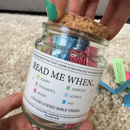 ✨Christmas  Sale 49% OFF⏰✝️Bible Verses Jar