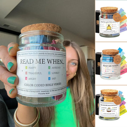✨Christmas  Sale 49% OFF⏰✝️Bible Verses Jar