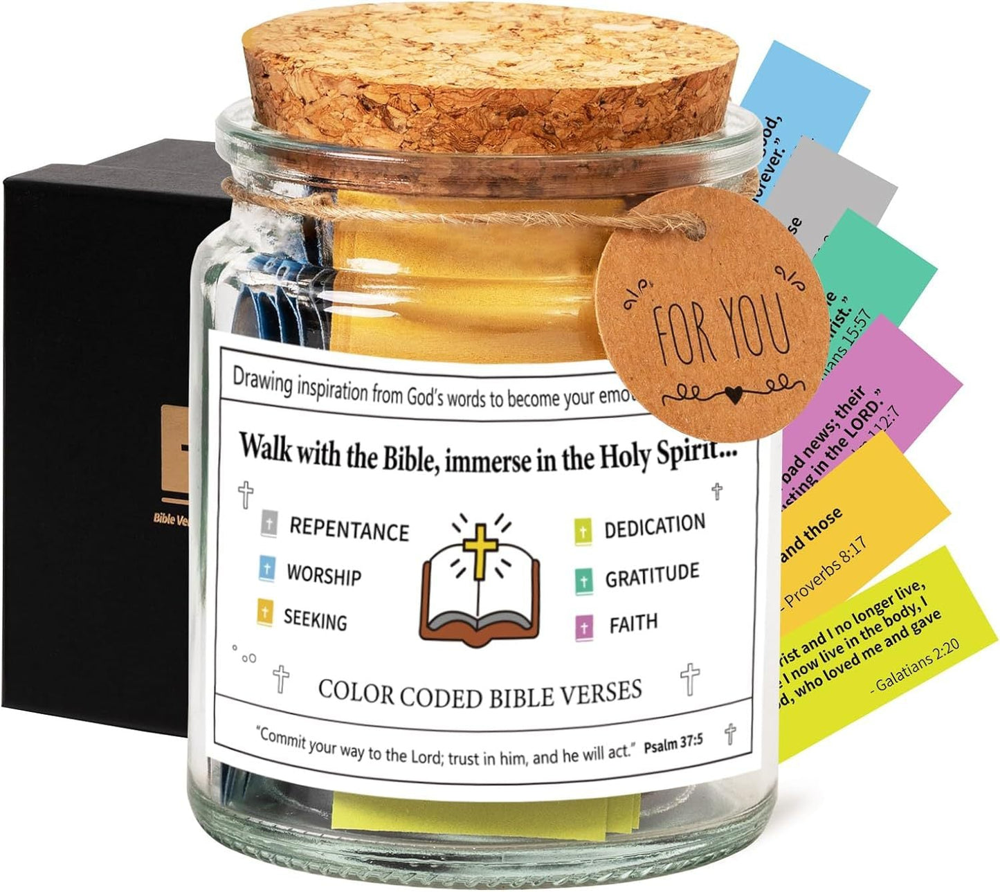 ✨Christmas  Sale 49% OFF⏰✝️Bible Verses Jar