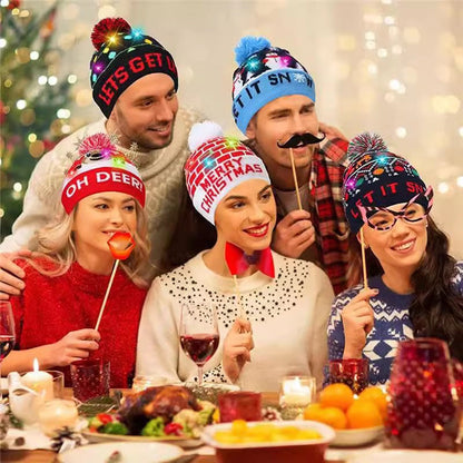 🎁2025 Early Christmas Sale🎄LED Knitted Christmas Hat