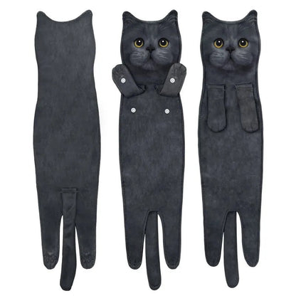 🎁Christmas Gift idea 50% OFF🎄🎅✨😺Cute Cat Hand Towel🐾