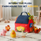 📢📢50% OFF !! ⏰Interactive Plush Farm House Toy Set for Kids🐄🐏