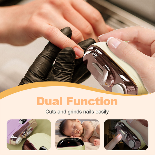 💗LAST DAY SALE 50% OFF💕🌟2-in-1 Safe Electric Nail Clipper