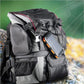 Portable Solar Power Bank, Solar Powered Charger with Dual LED Flashlights, Power Bank for Travel, Camping