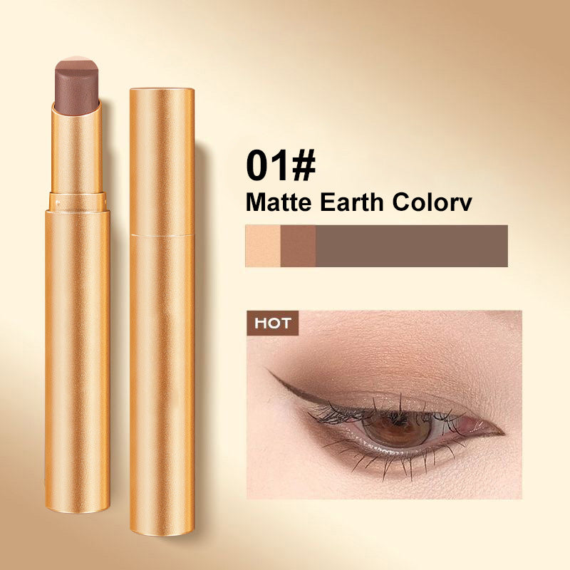 ⏰Limited-time⏰ Buy 1 get 1 free🎁3 Colors in 1 Eyeshadow Stick