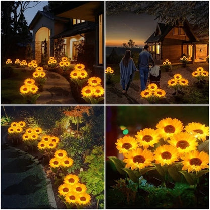 📢📢50% OFF !! ⏰🌻 Realistic & Weatherproof | Solar Sunflower | IP65 Outdoor Decor