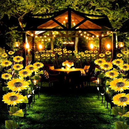 📢📢50% OFF !! ⏰🌻 Realistic & Weatherproof | Solar Sunflower | IP65 Outdoor Decor